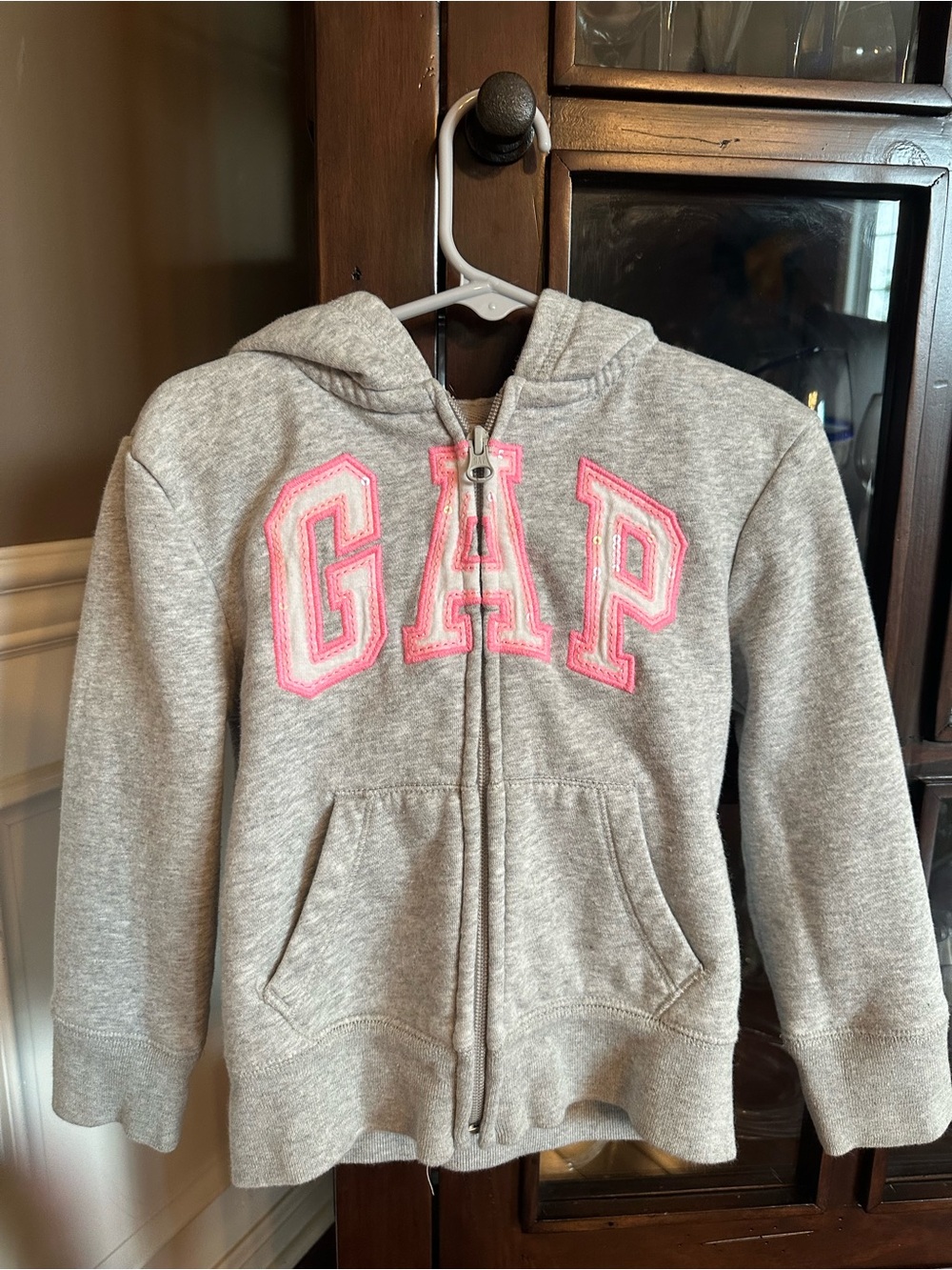 GAP Kids Relaxed Logo Zip Hoodie